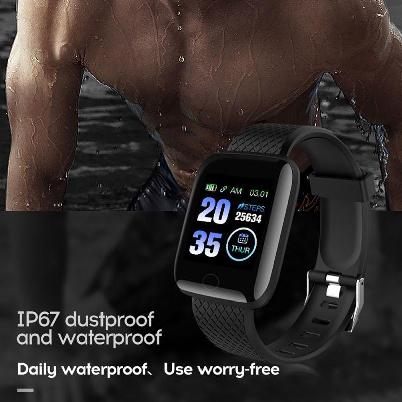 Modern NEW Smart Watch With Heart Rate Blood Pressure and Sports Wristband for Android Sistems Stevvex