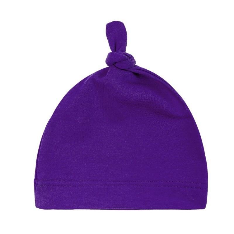 Newborn Boys Girls Beanies Caps Cute Toddler Beanie Infant Cotton Knot Sleep Hats For Kids Stevvex