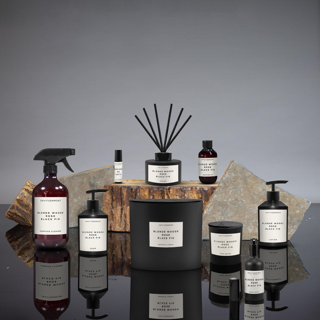8oz Blonde Woods | Rose | Black Fig Candle with Lid and Box (Inspired by The EDITION Hotel®)
