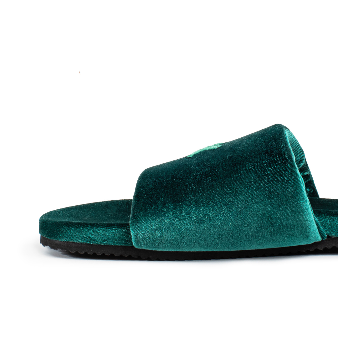 Women's Emerald Velvet House Slide Del Toro Shoes