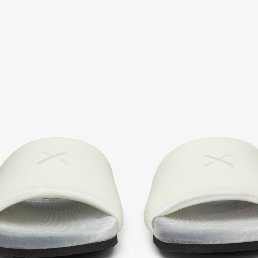 Women's Grigio & Cream Velvet House Slide Del Toro Shoes