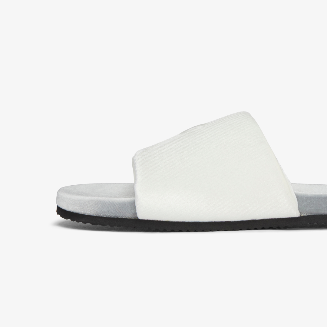 Women's Grigio & Cream Velvet House Slide Del Toro Shoes