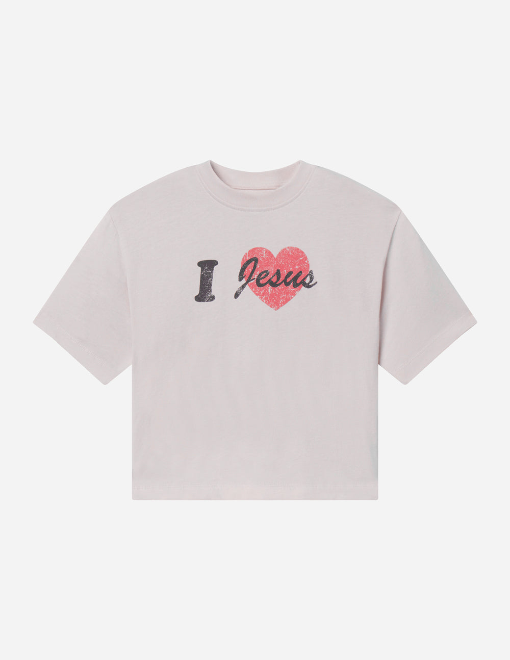 I Love Jesus Cropped Women's Tee Elevated Faith