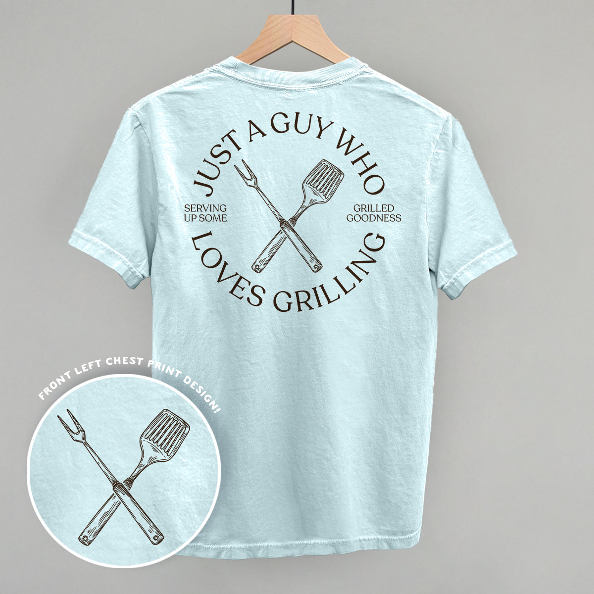 Just A Guy Who Loves Grilling (Back Print) Ivy + Cloth