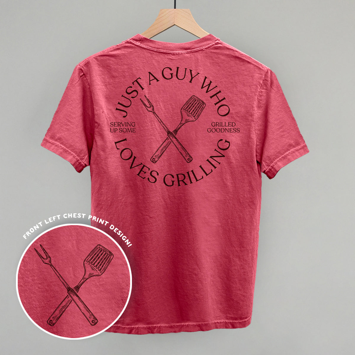 Just A Guy Who Loves Grilling (Back Print) Ivy + Cloth
