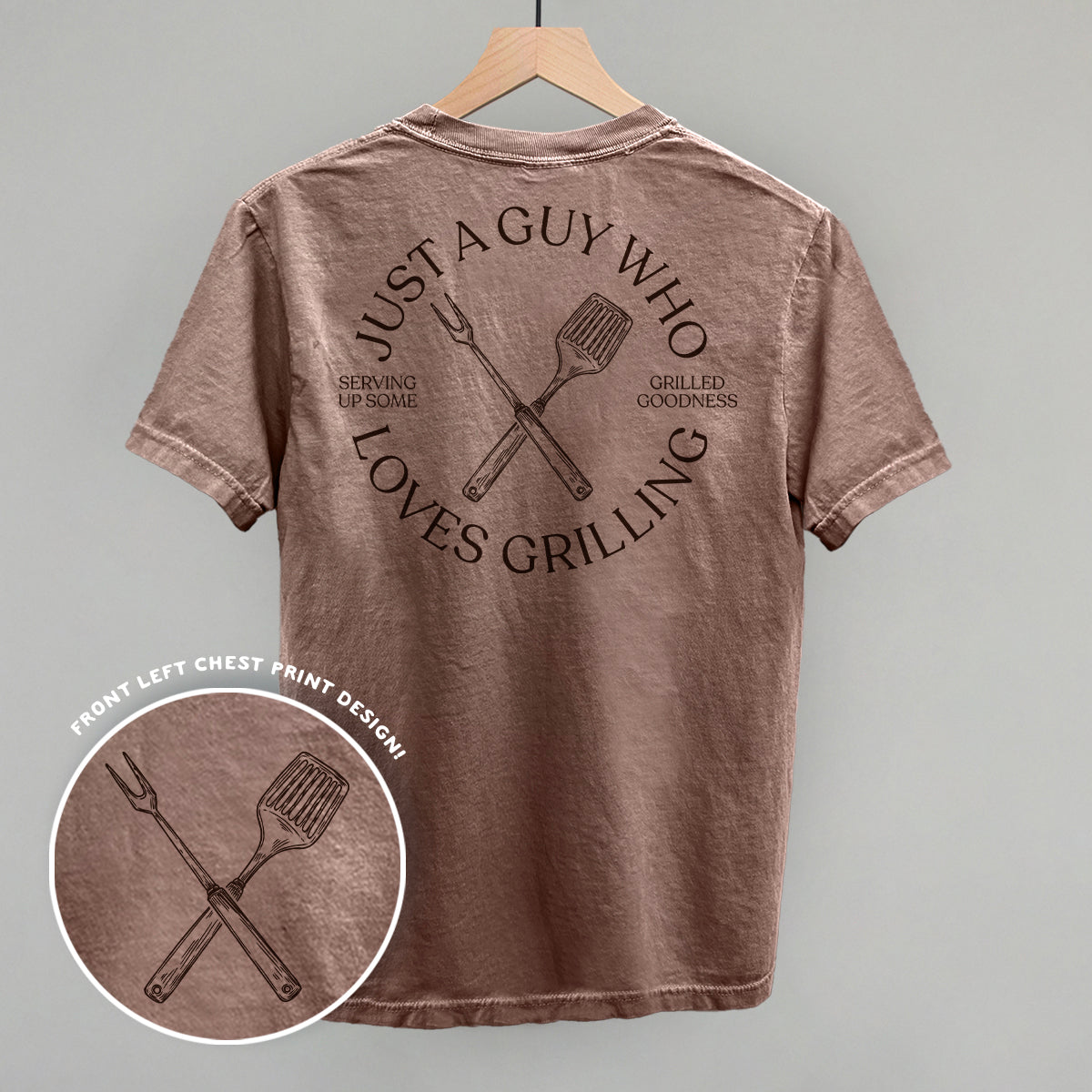 Just A Guy Who Loves Grilling (Back Print) Ivy + Cloth