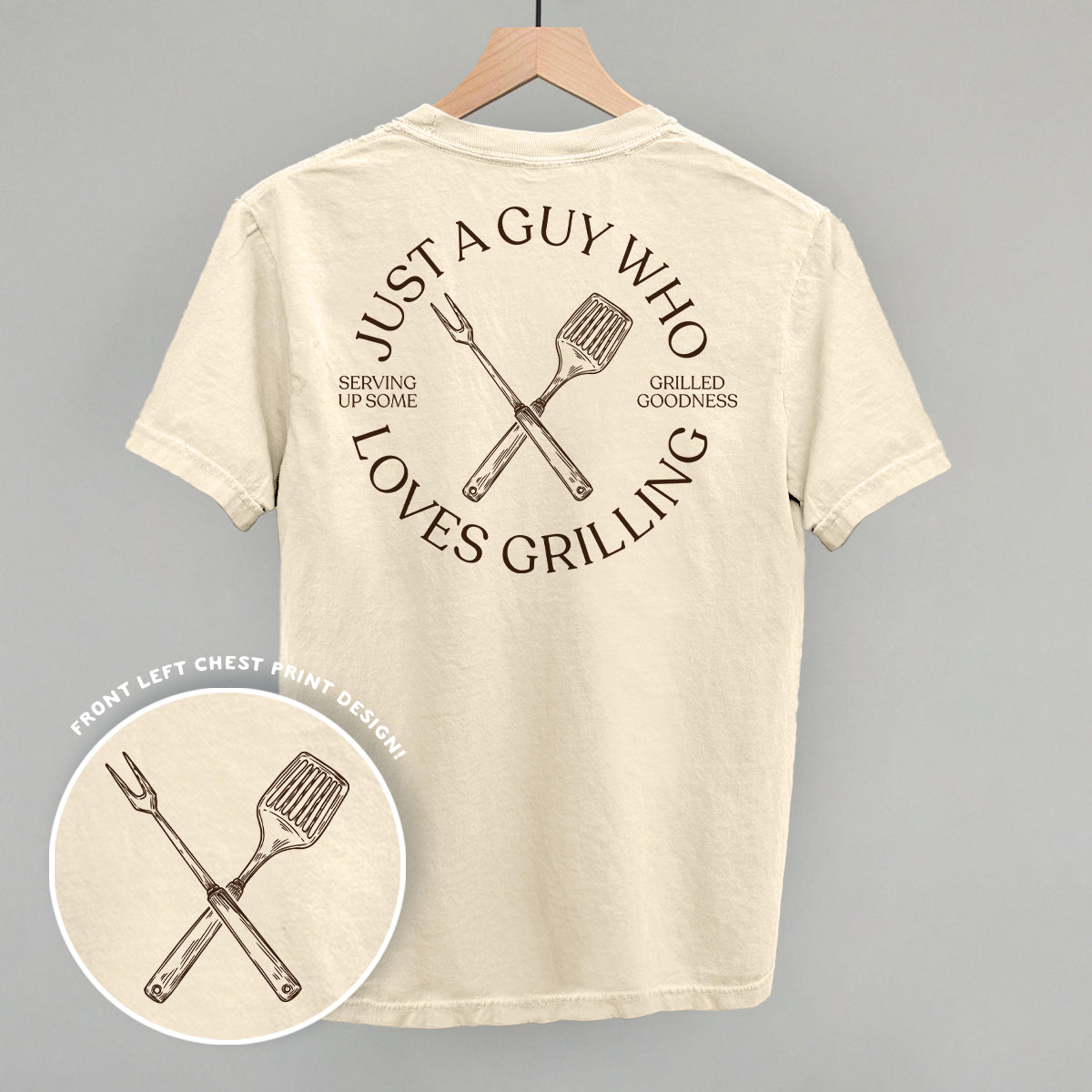 Just A Guy Who Loves Grilling (Back Print) Ivy + Cloth