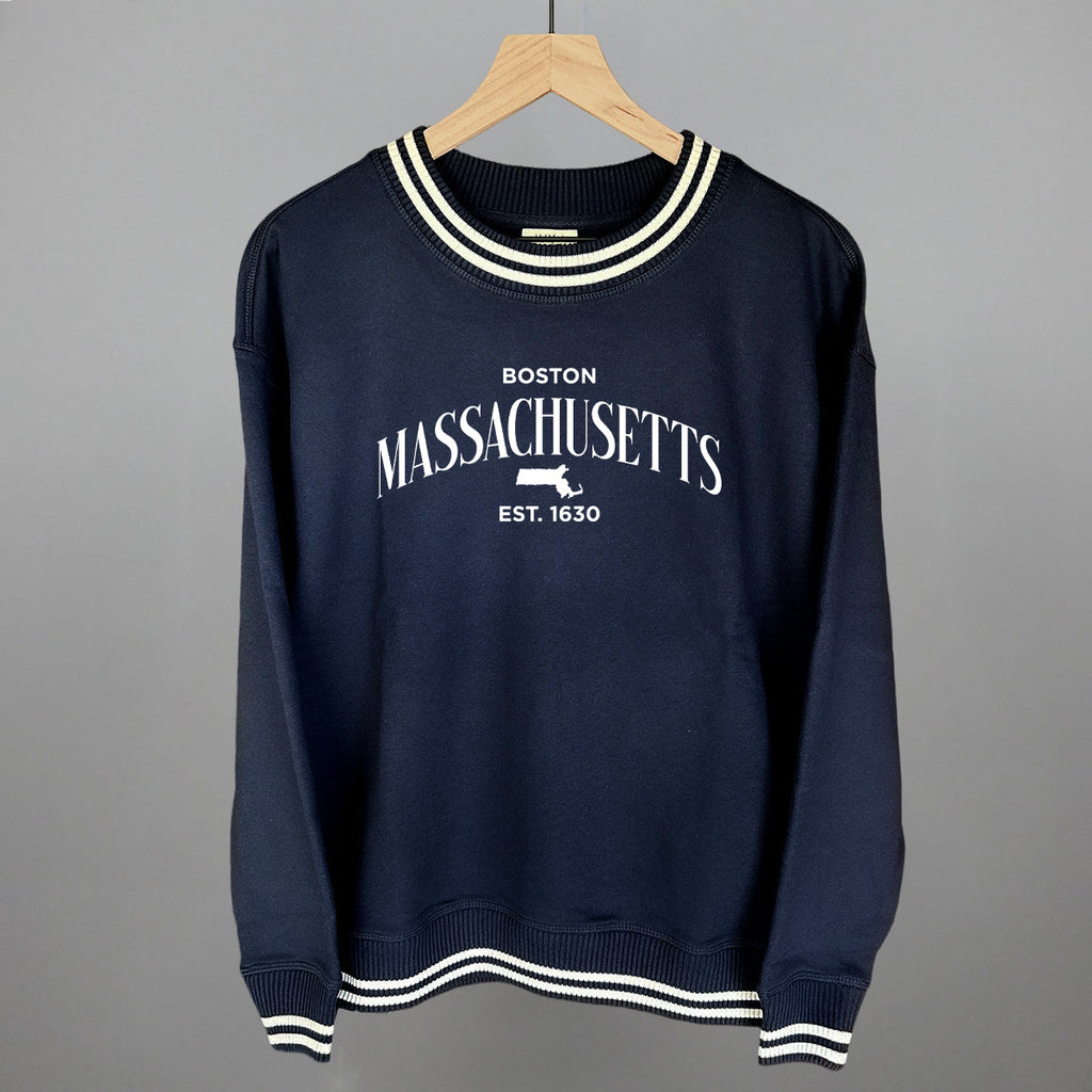 Massachusetts Est. 1630 (White)