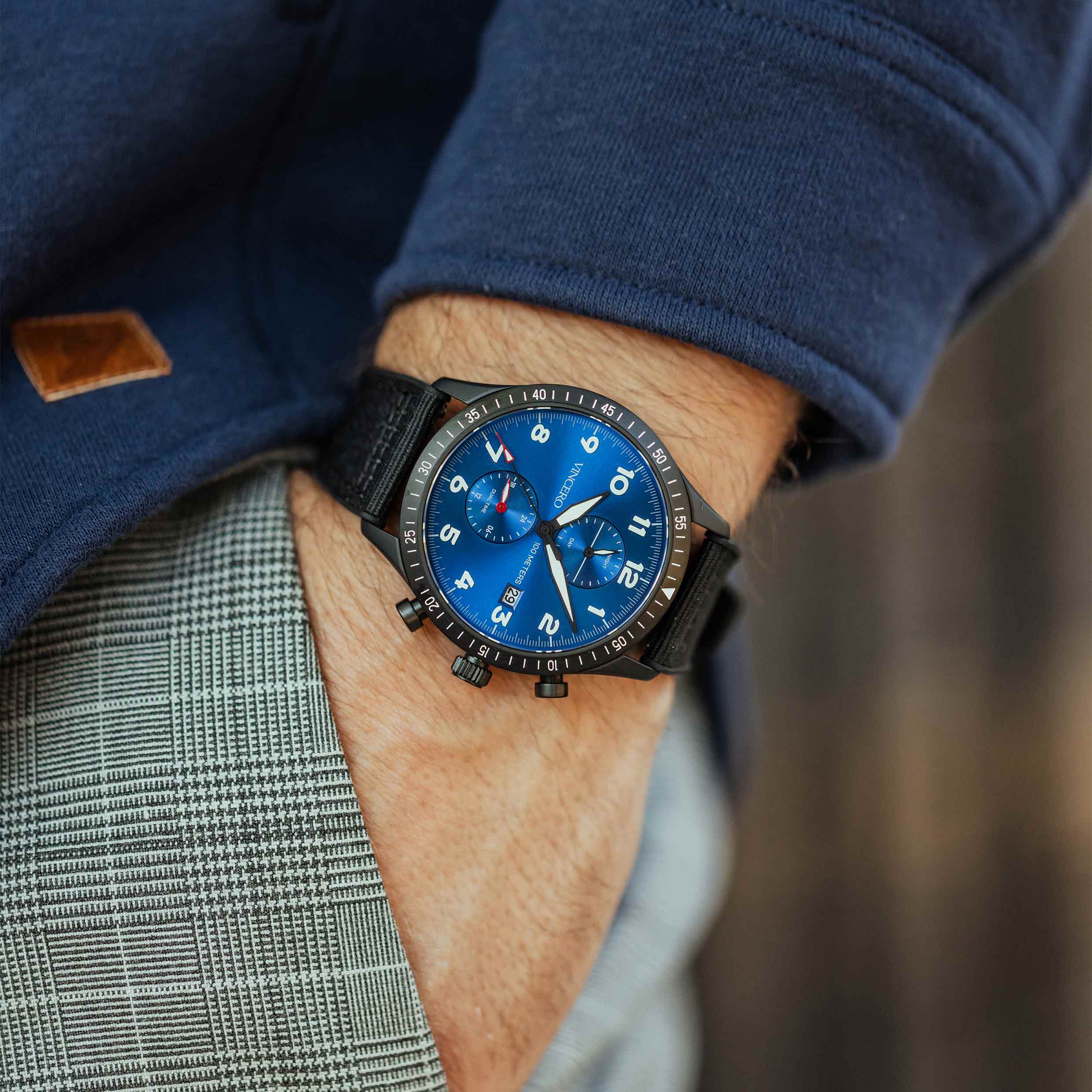 The Altitude - Matte Black/Cobalt