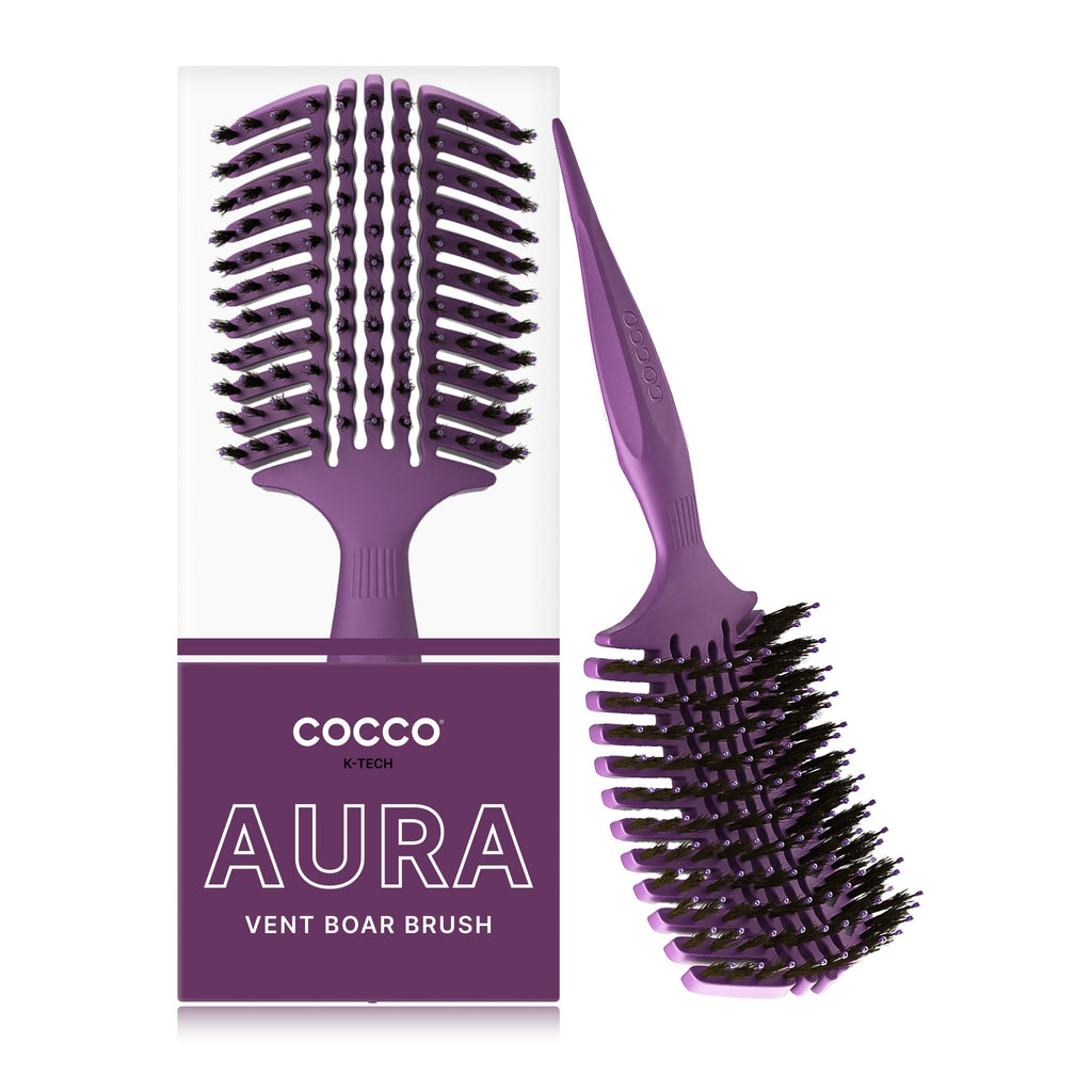 COCCO® Aura Vent Boar Brush (Purple) Cocco Hair Professional
