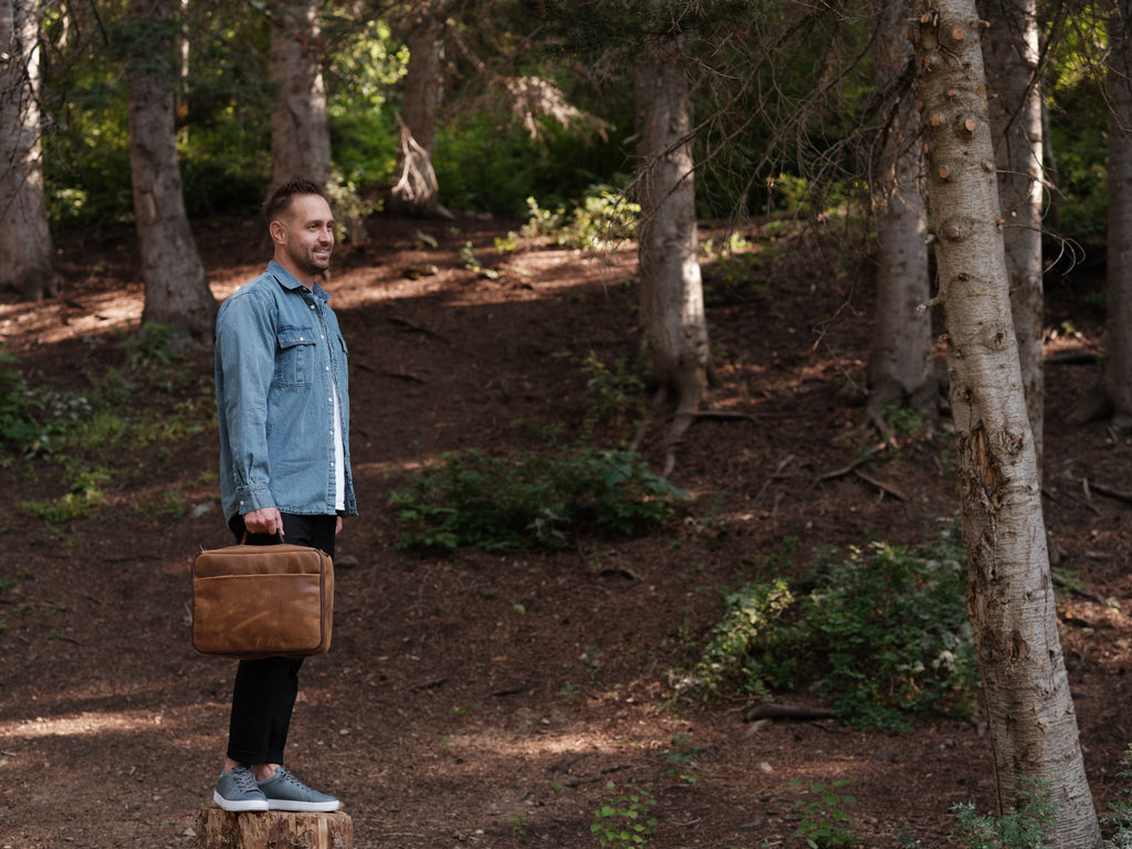 Leather CPAP Travel Bag Kodiak Leather