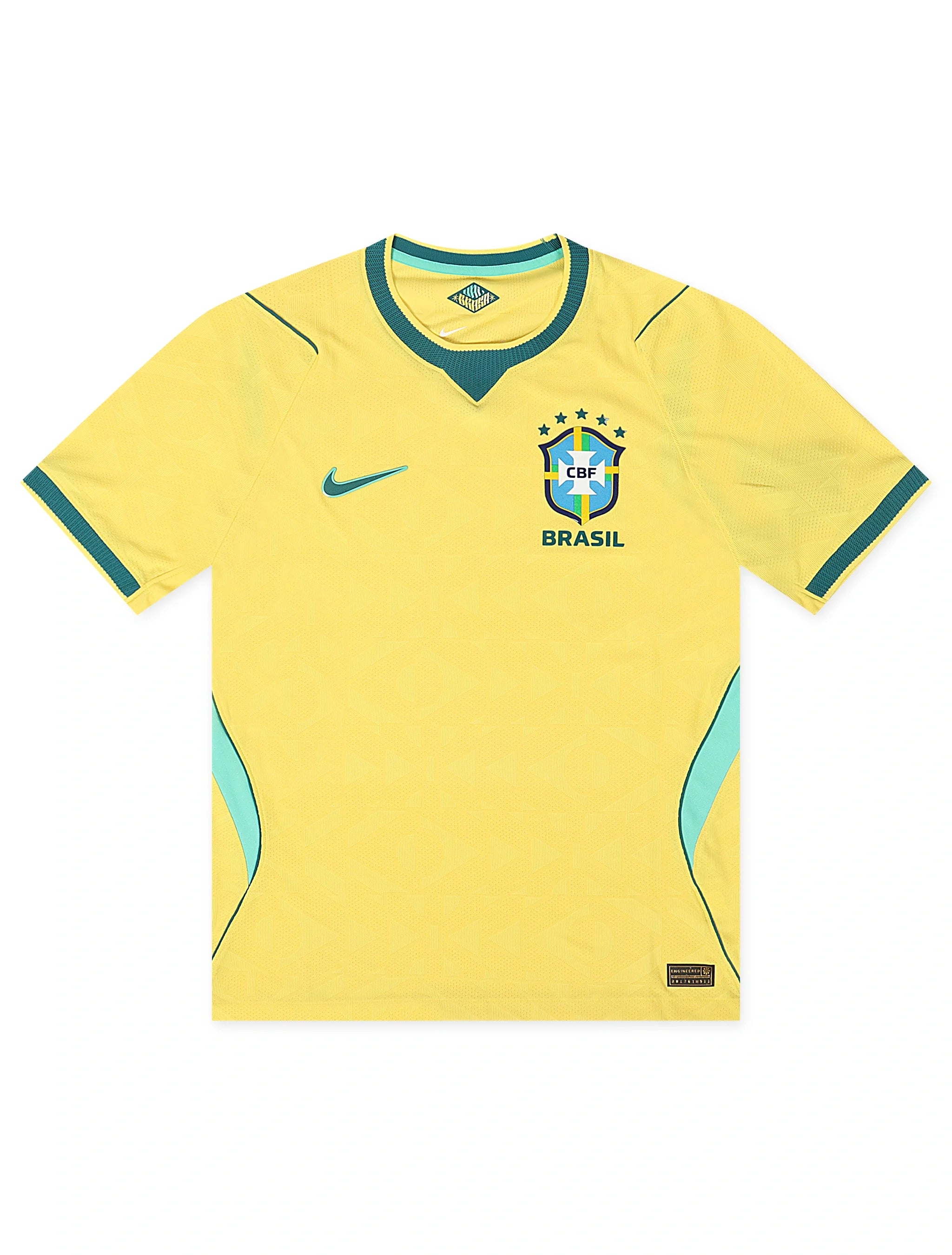 Nike Mens Brazil 26/27 Home Jersey - Yellow
