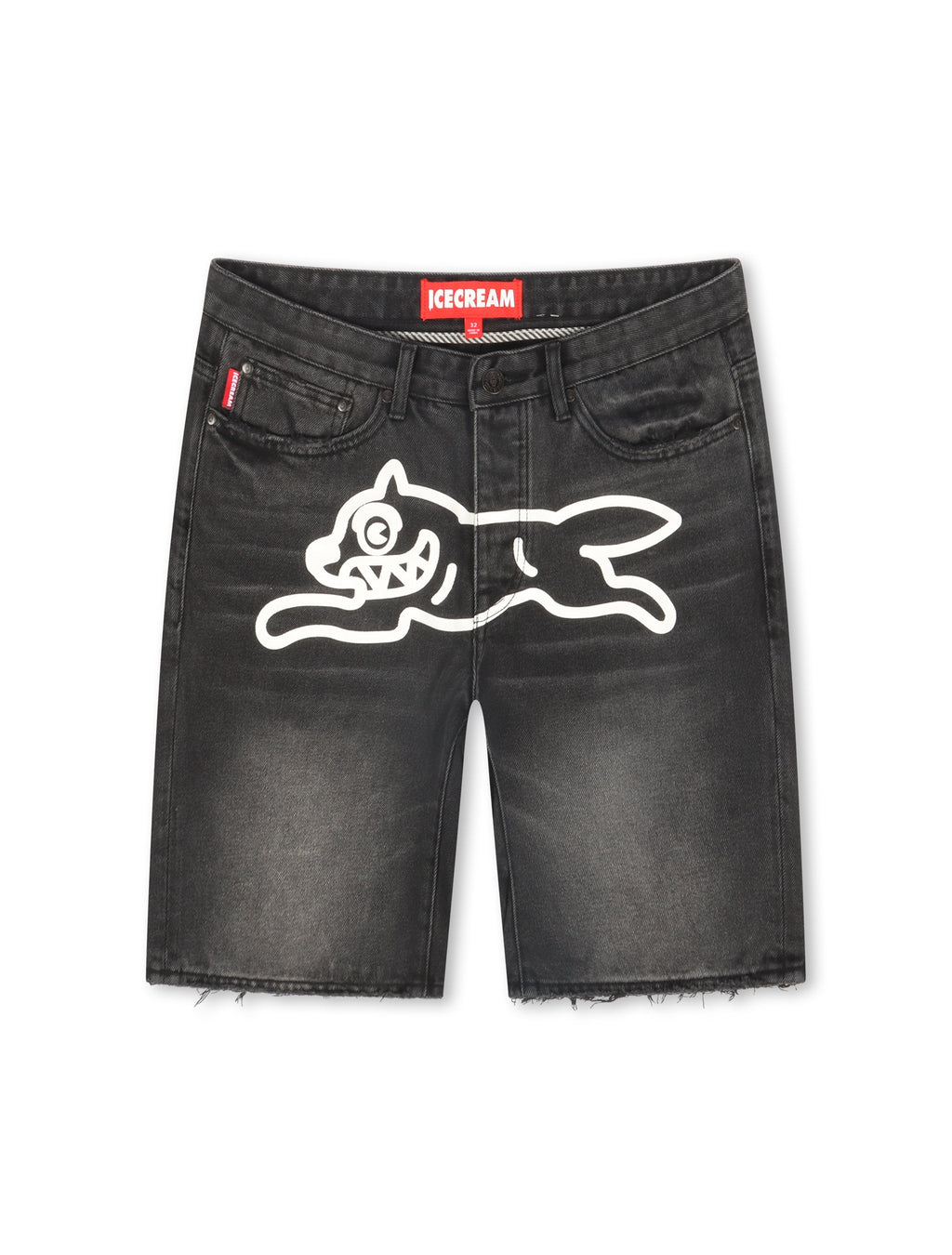 Icecream Frozen Yogurt Jean Short - Black Shade