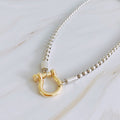 Luxe Pendant Box Chain Necklace Ellisonyoung.com
