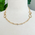 Double Equestrian Chain Necklace Ellisonyoung.com