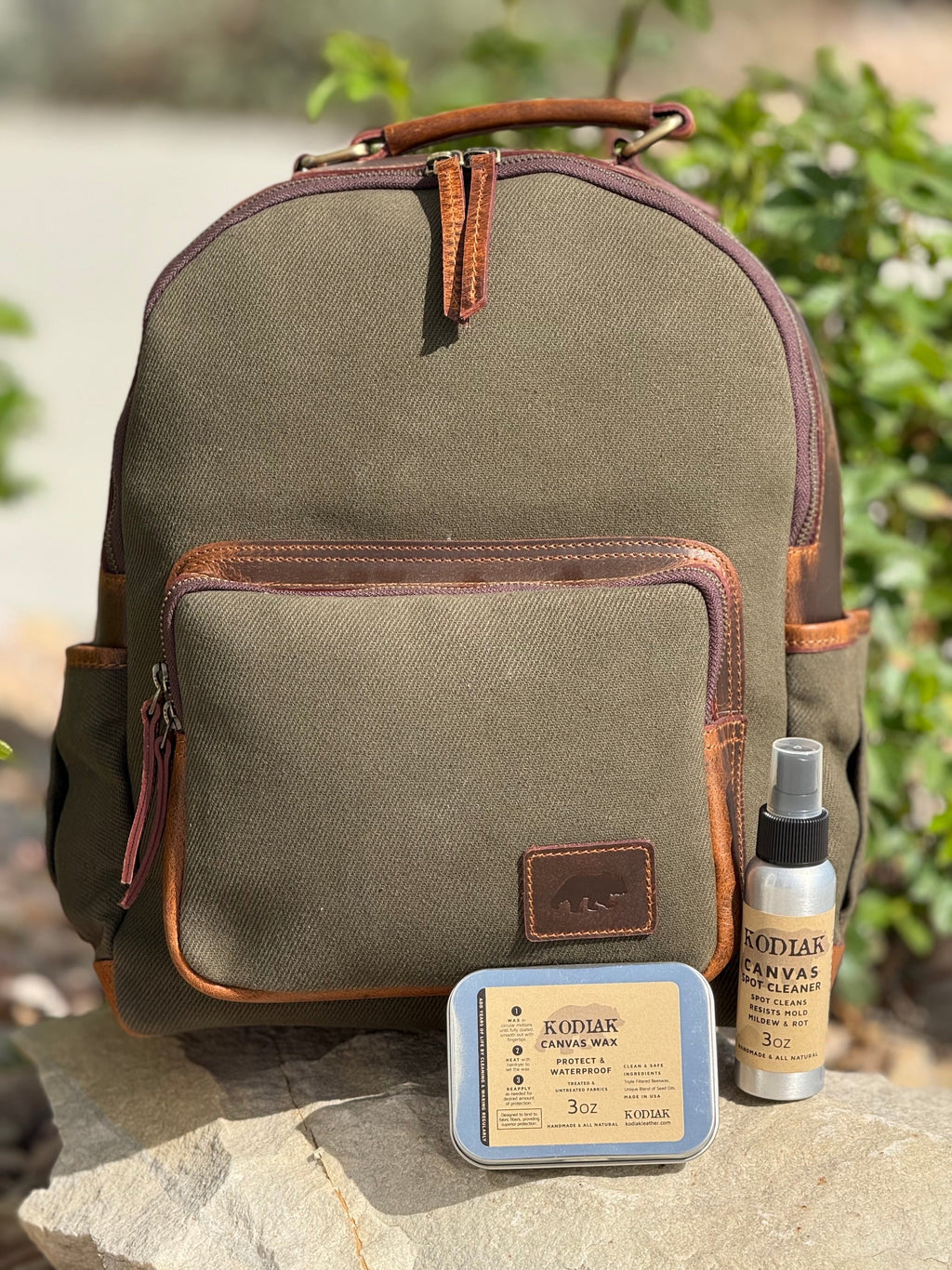Complete Canvas Care Kit Kodiak Leather