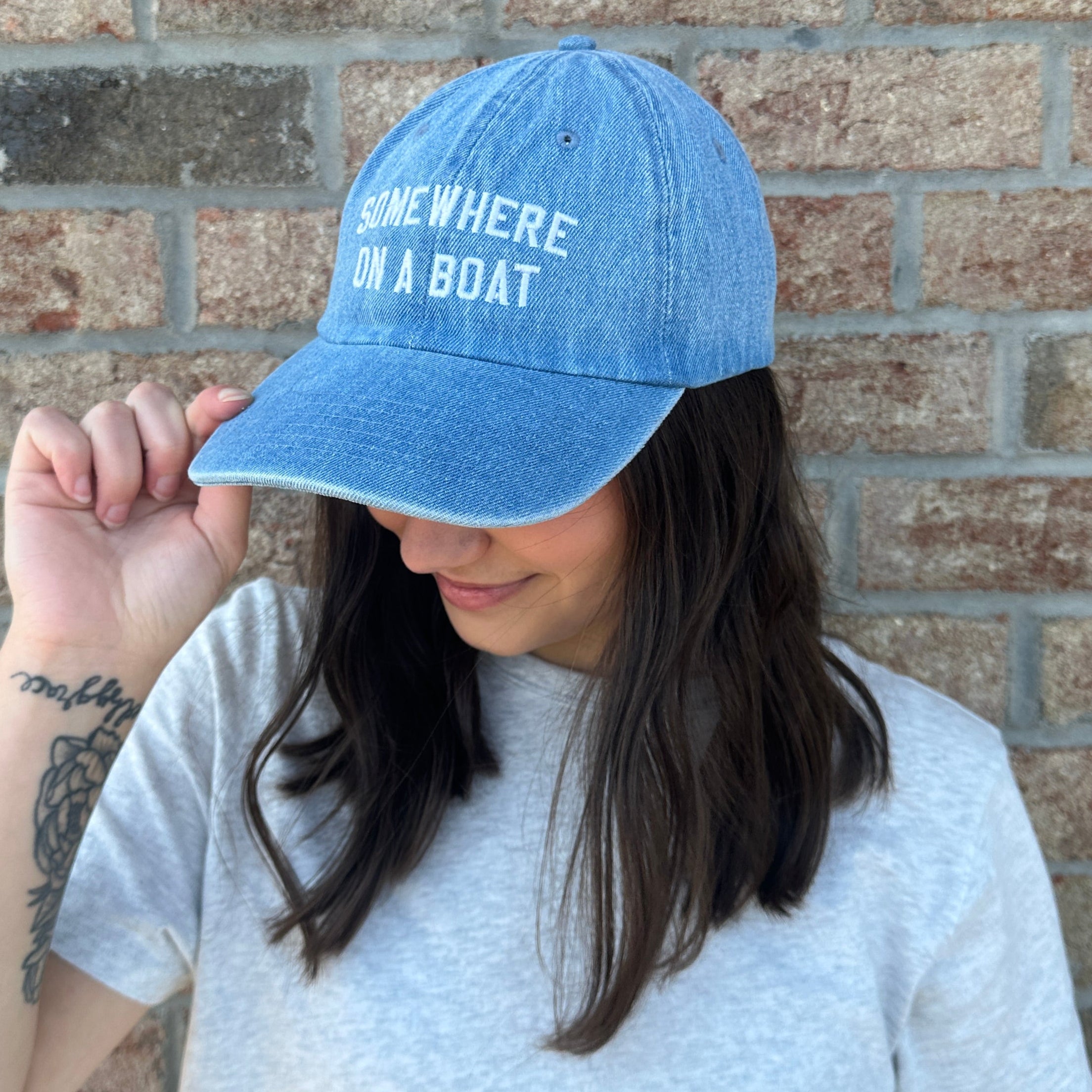 Somewhere On A Boat Hat