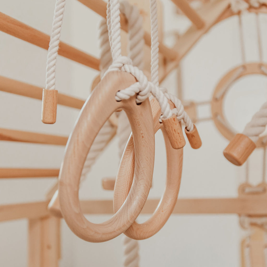 Wood and Hearts Wooden Toddler Climbing Playhouse, Ages 1–6 woodandhearts