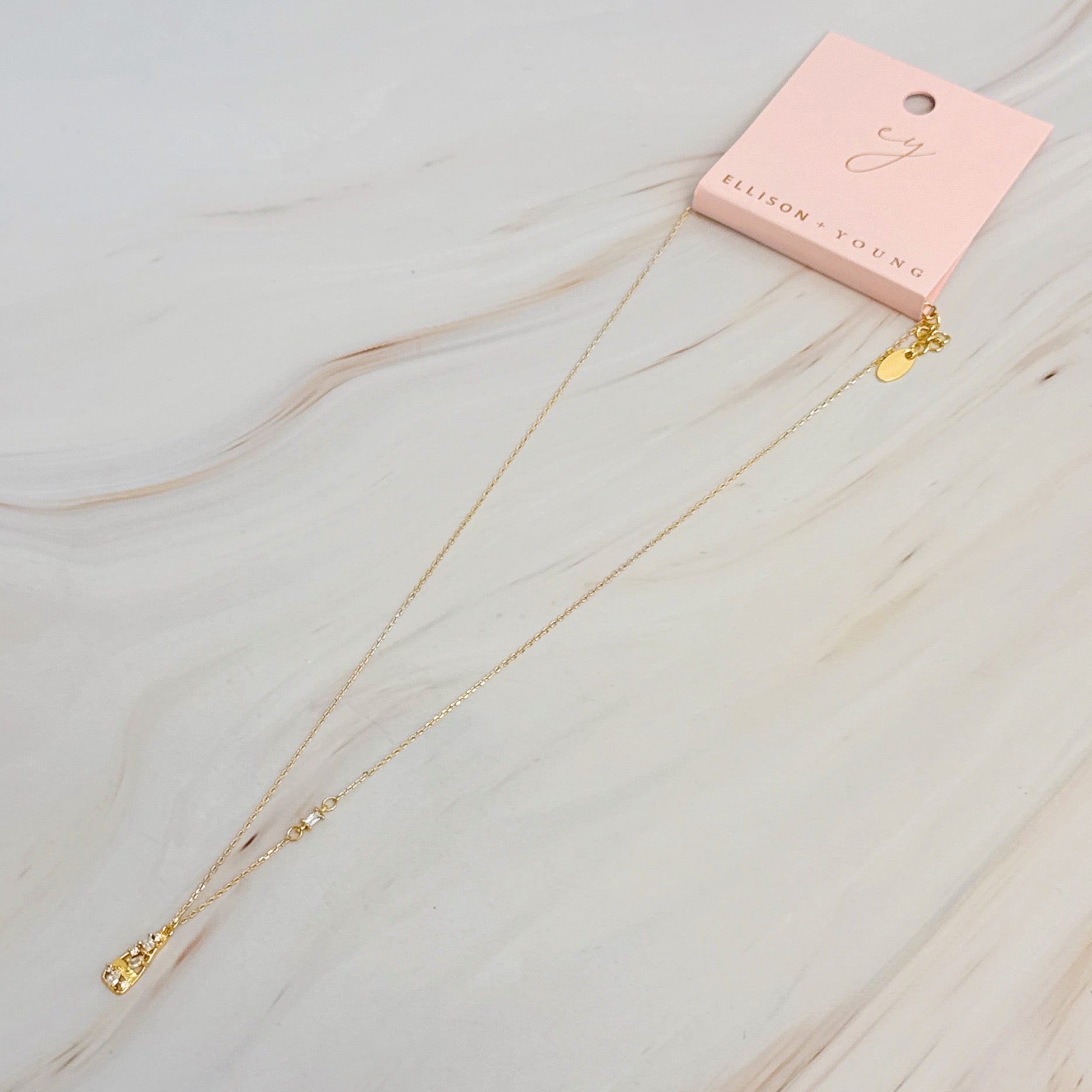 Pop The Bottle Paved Pendant Necklace