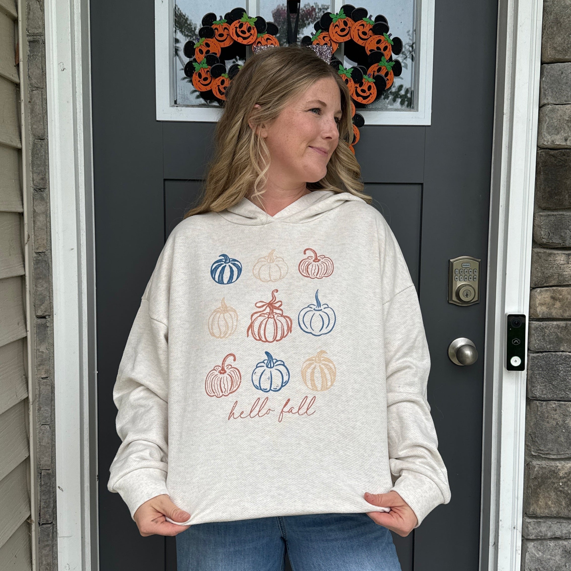 Hello Fall Pumpkin Doodles Ivy + Cloth