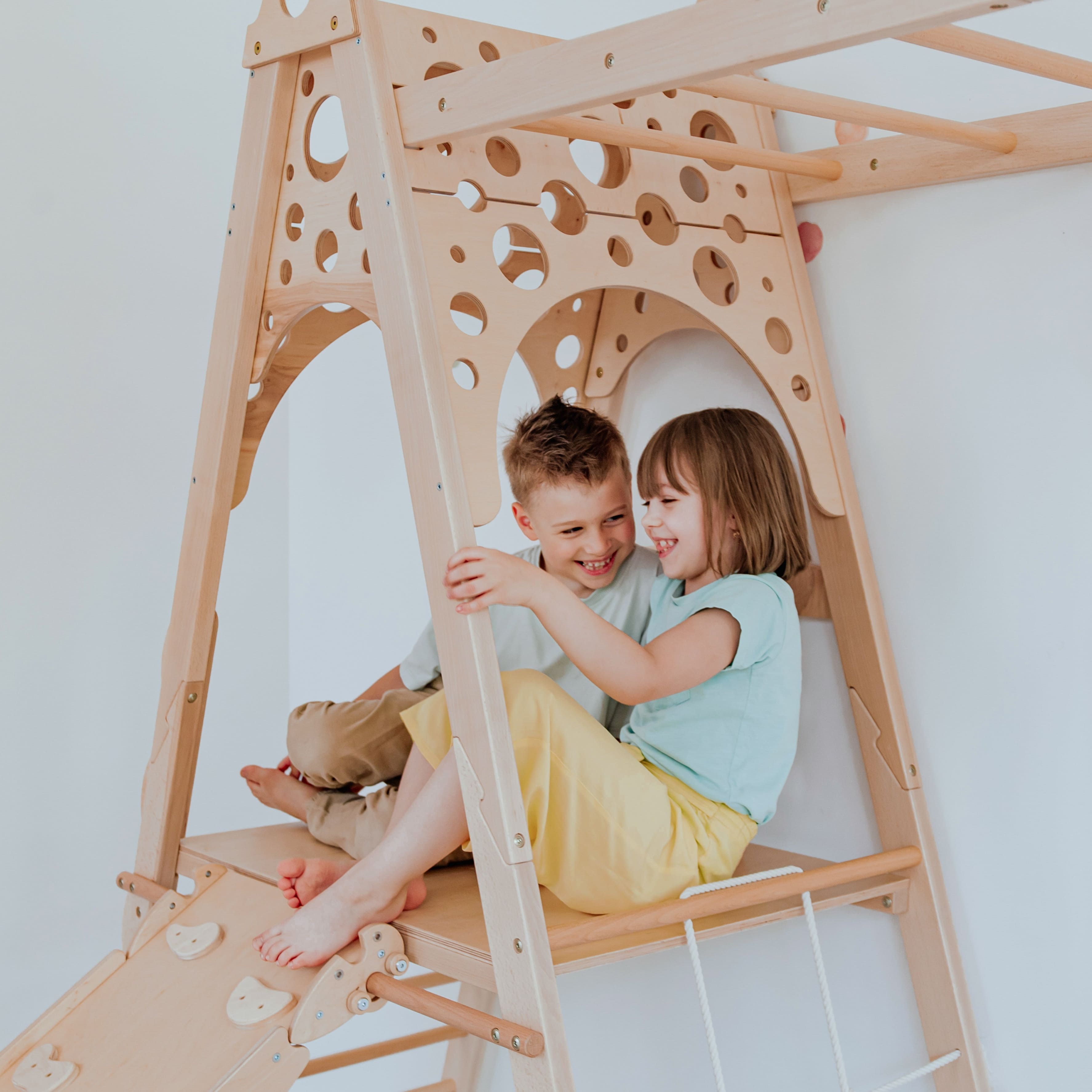 Kid Climbing Structure woodandhearts