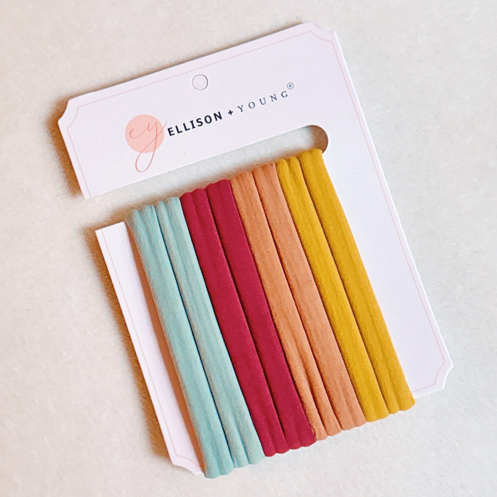 Everyday Lovely Hair Ties Set Of 8 Ellisonyoung.com