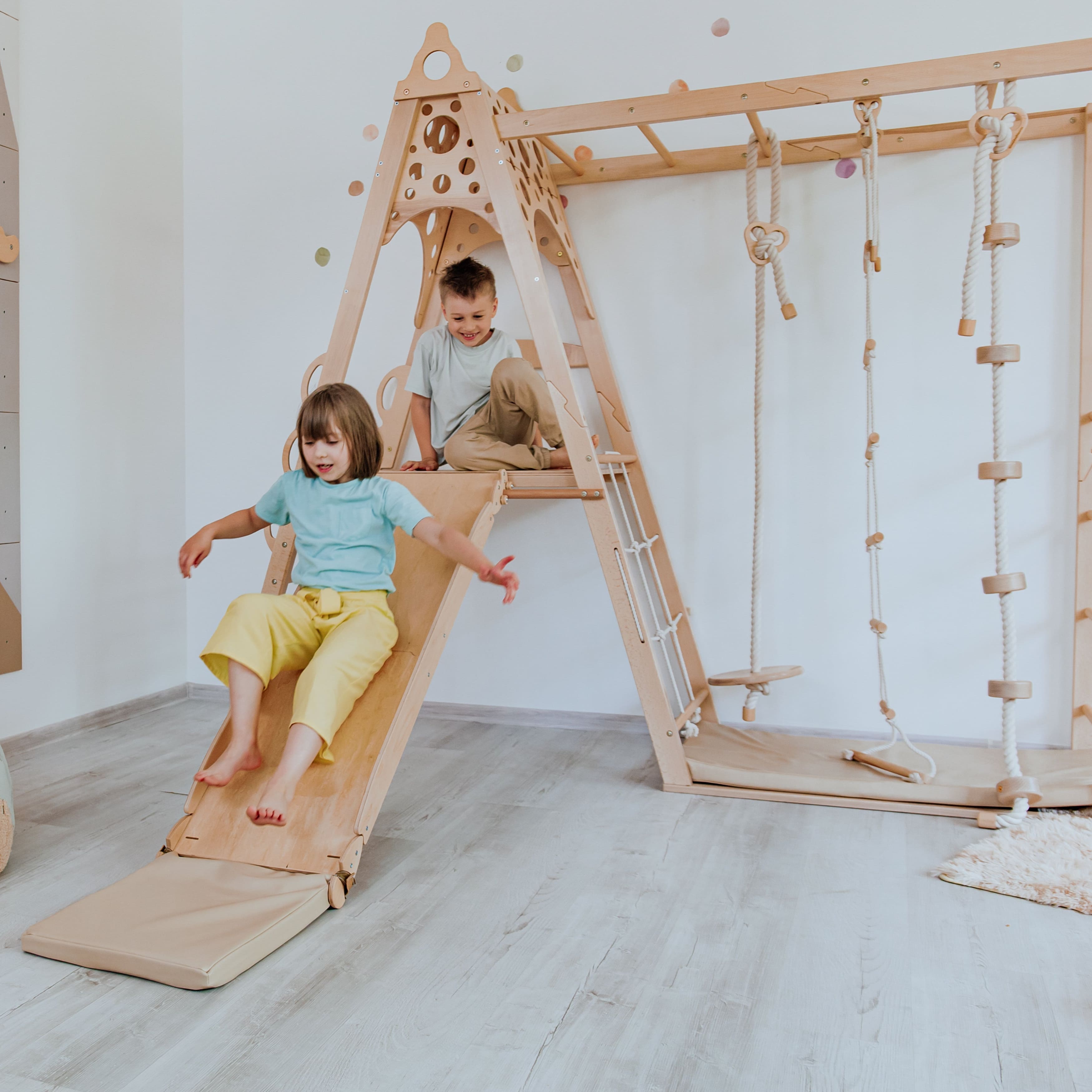 Kid Climbing Structure woodandhearts
