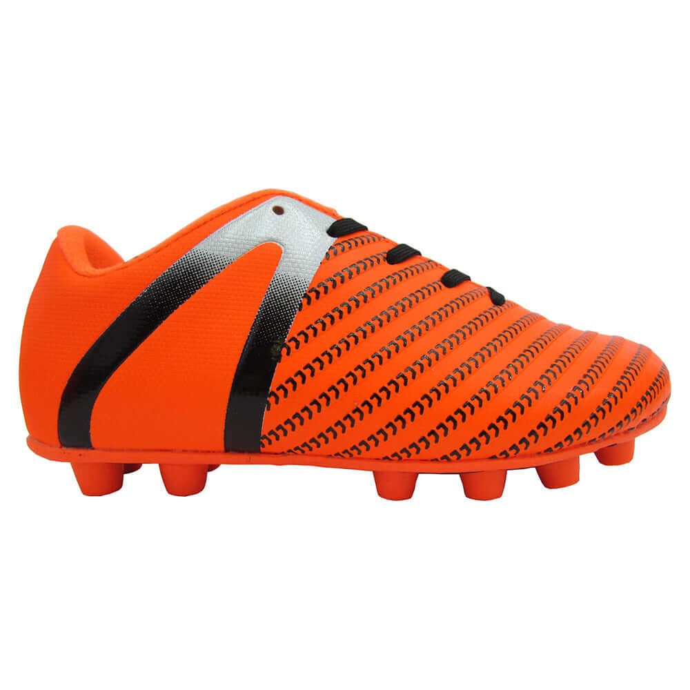 Vizari Impact Firm Ground Soccer Shoes – Orange/Silver Vizari Sports
