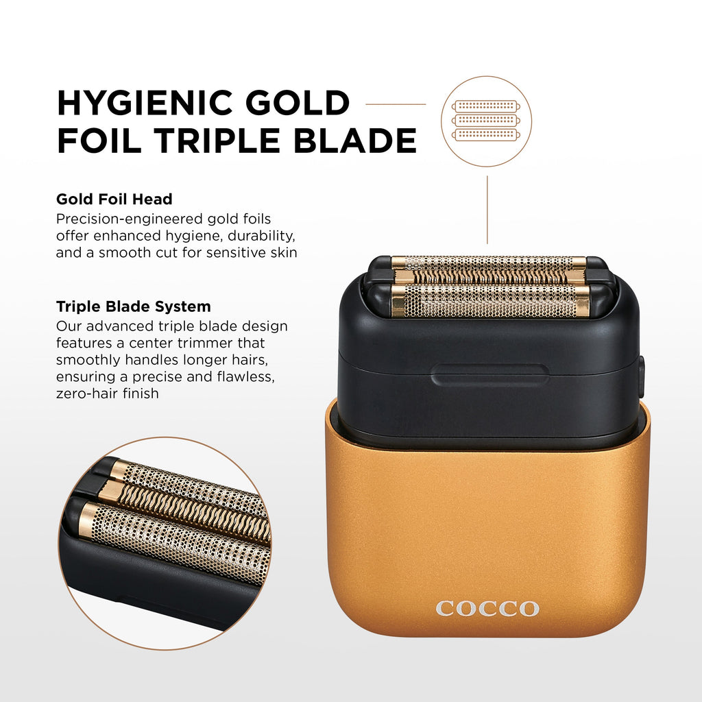 Impacto Micro Wet-Dry Shaver (Gold)