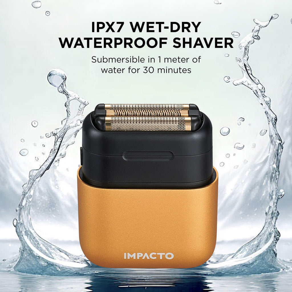 Impacto Micro Wet-Dry Shaver (Gold)