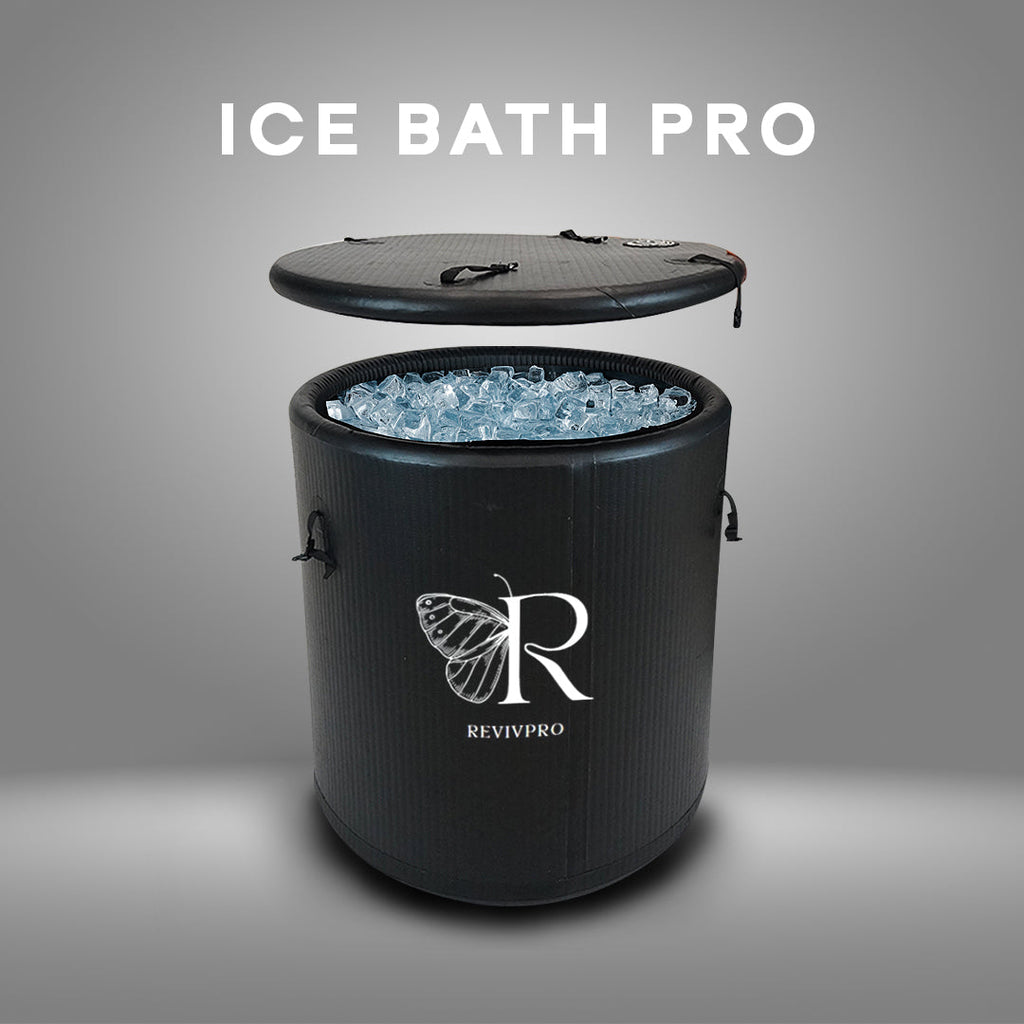 Portable Ice Bath Tub Pro - Water Chiller Compatible Cold Plunge Easy Recovery Solution RevivPro