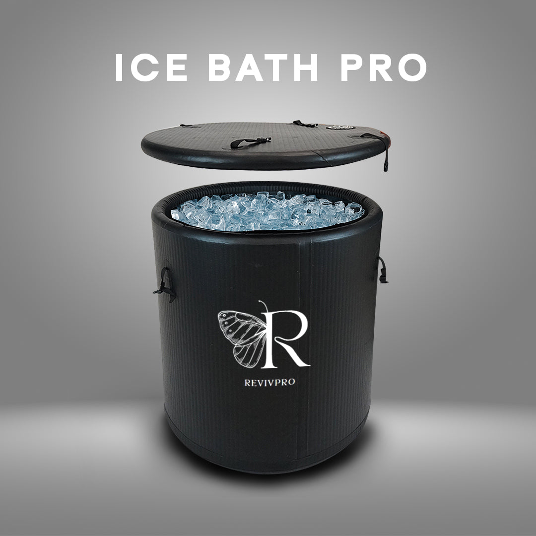 Portable Ice Bath Tub Pro - Water Chiller Compatible Cold Plunge Easy Recovery Solution RevivPro