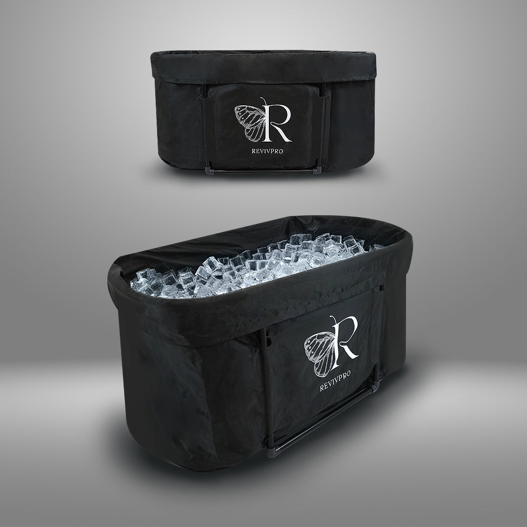 Portable Oval Ice Bath Tub X with Extra Length - Water Chiller Compatible Cold Plunge RevivPro