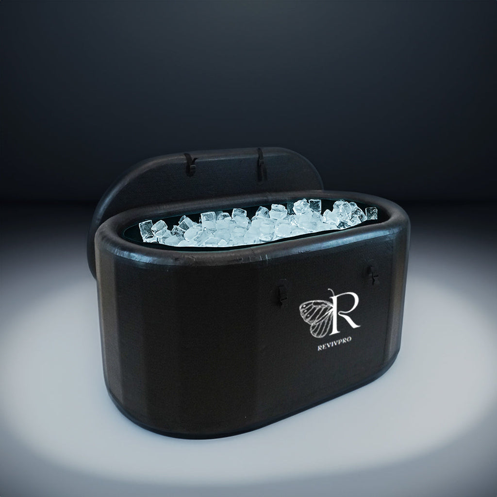 Extra Large Ice Bath Tub X Pro - Water Chiller Compatible Cold Plunge for Athletes RevivPro