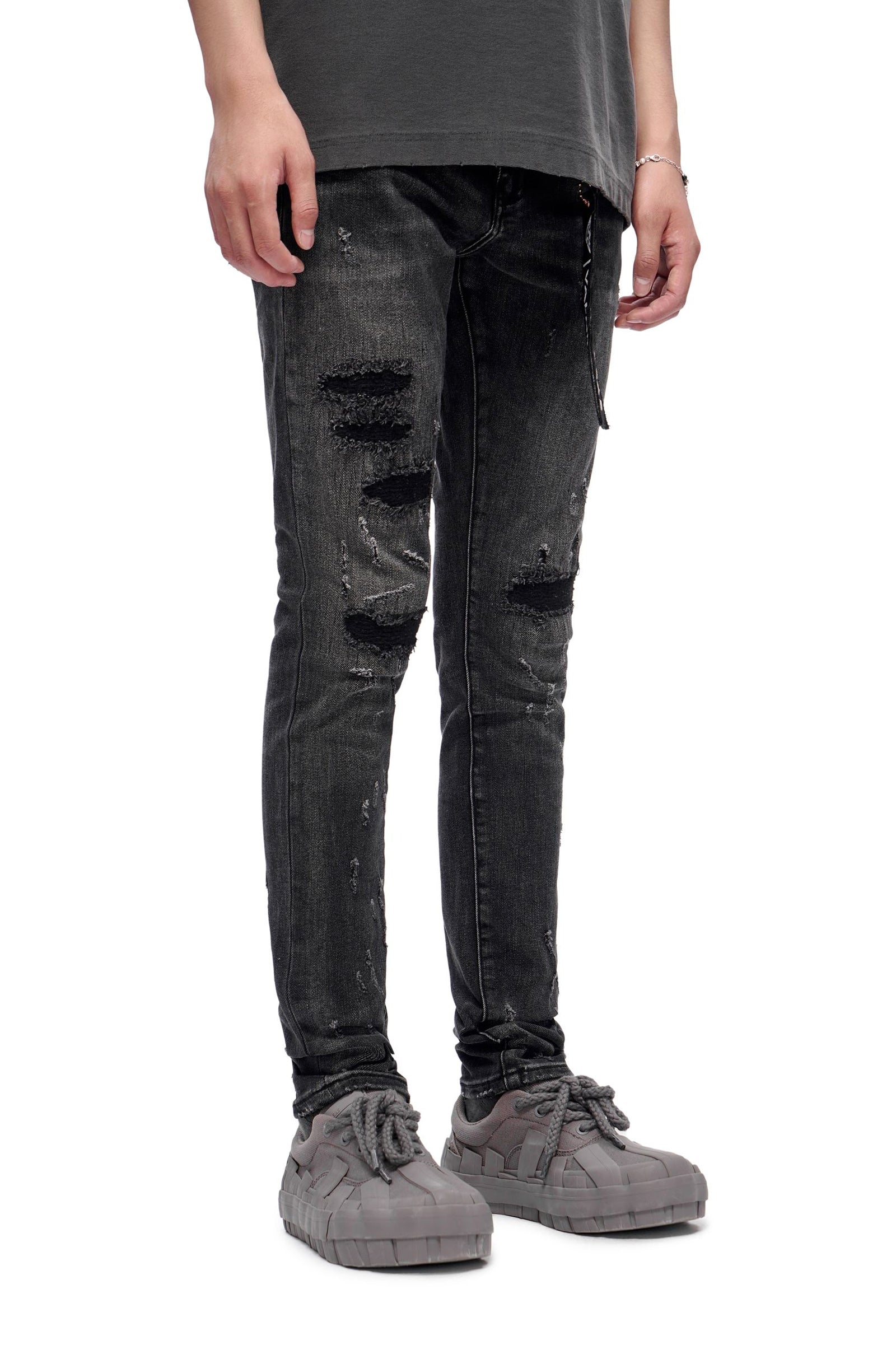 Valabasas Ilyas Skinny Jeans - Charcoal