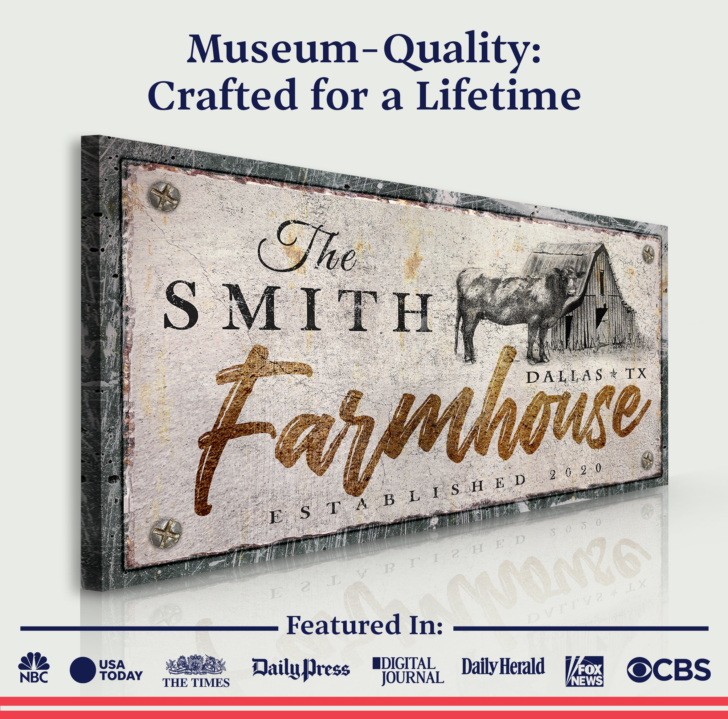 Rustic Farmhouse Sign V