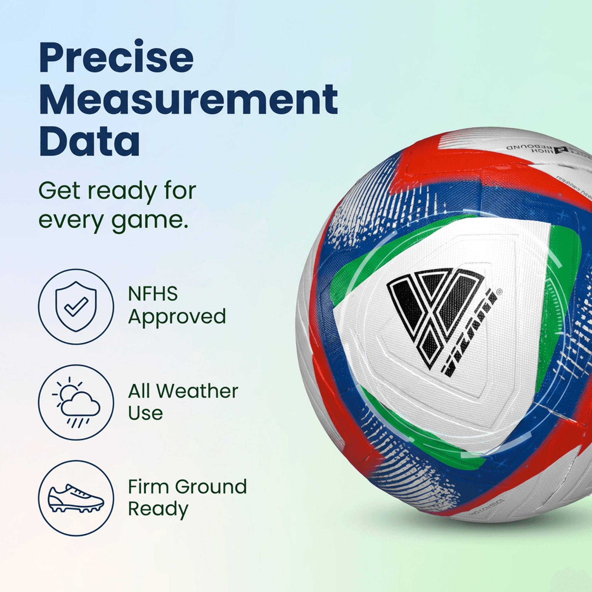 Eterna NFHS Size 5 Soccer Ball Vizari Sports