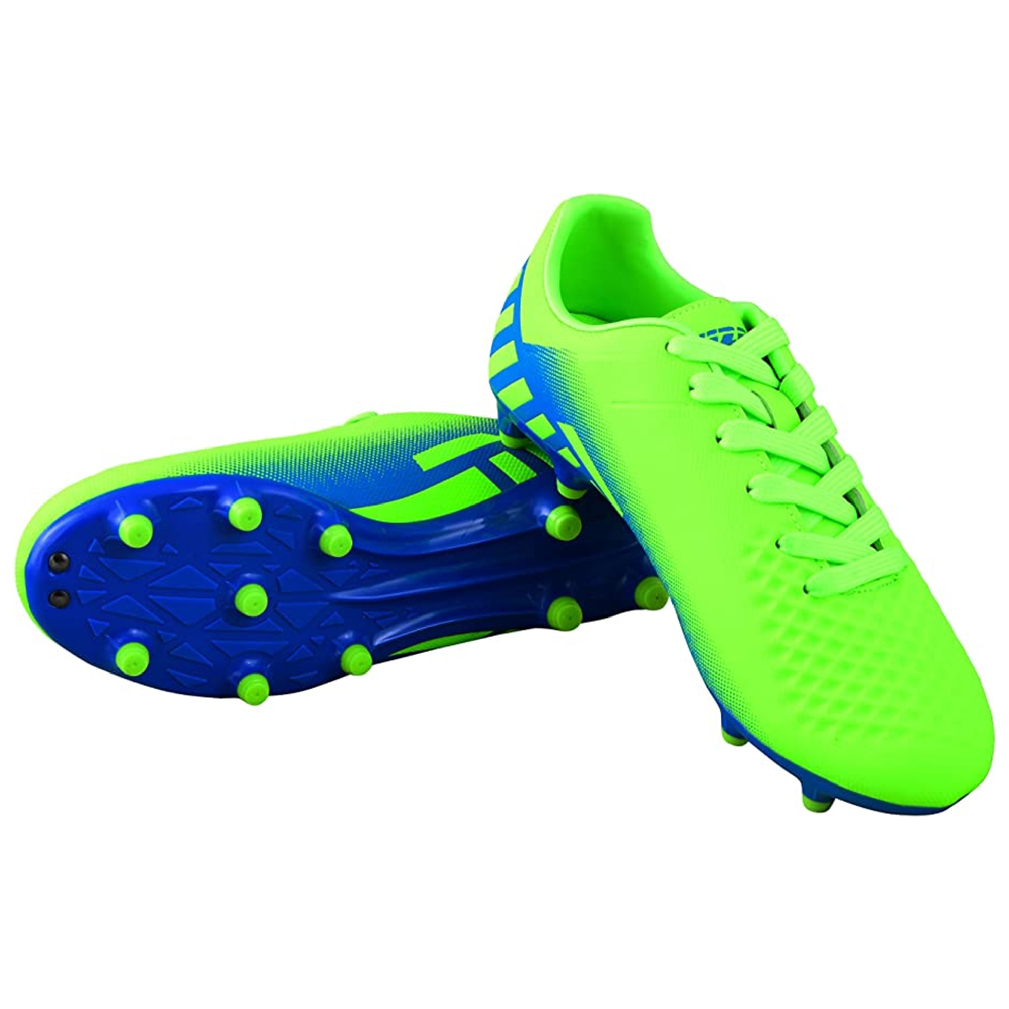 Santos Firm Ground Soccer Shoes -Green/Blue Vizari Sports