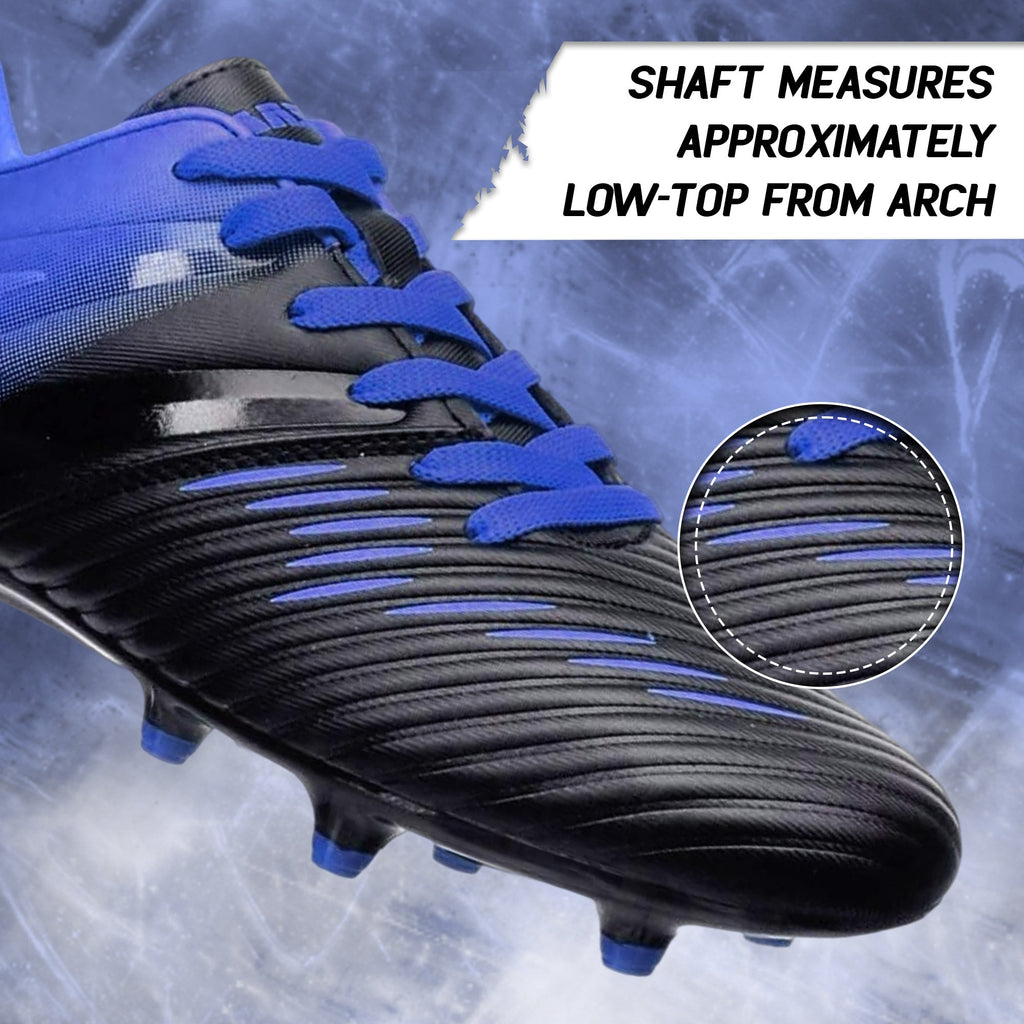 Vizari Liga Kids Firm Ground (FG) Soccer Cleats -Black/Blue, Youth Sizes 8C-Y Under $30 Vizari Sports