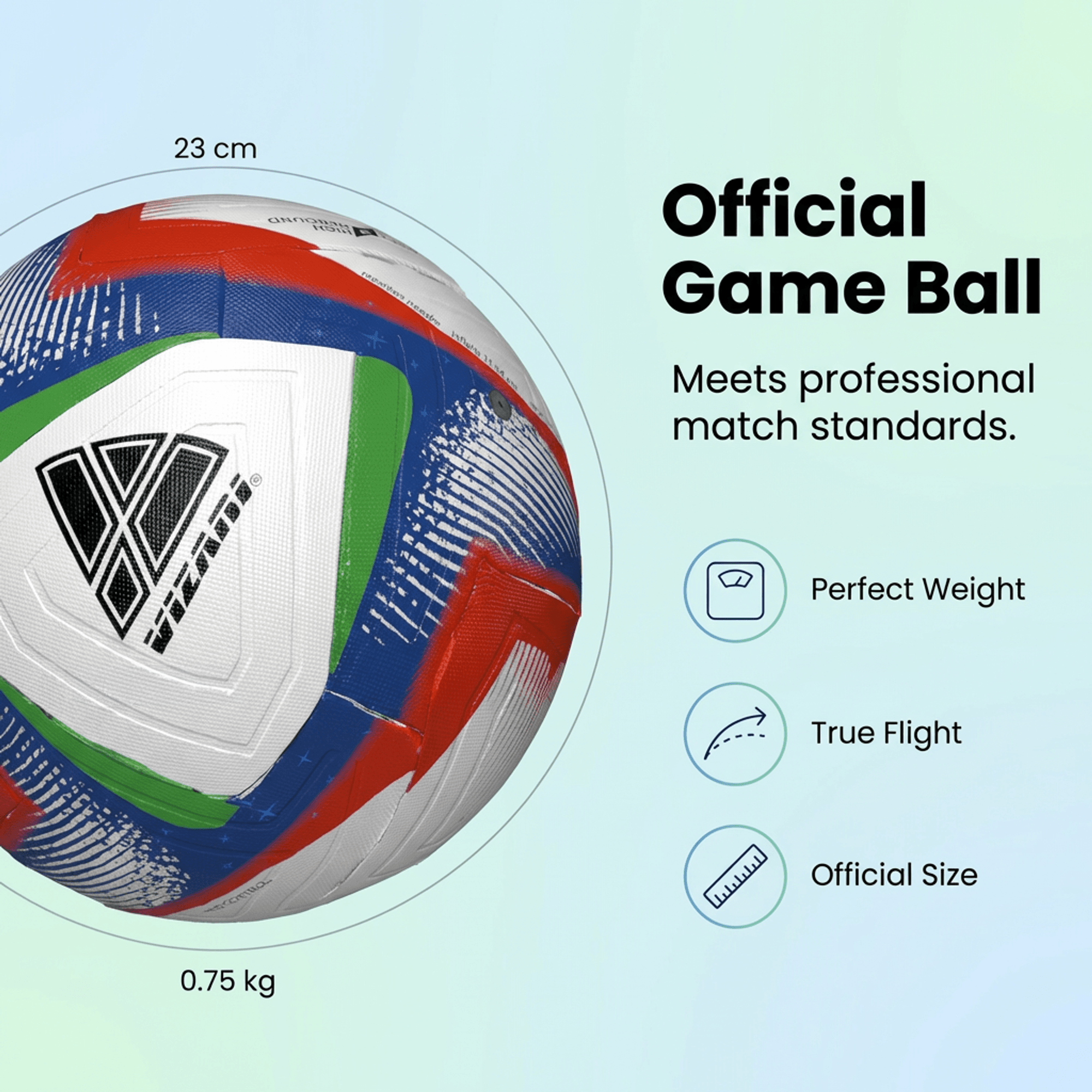 Eterna NFHS Size 5 Soccer Ball Vizari Sports