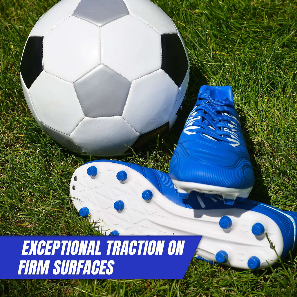 Valencia Firm Ground Soccer Cleats - Royal/White Vizari Sports