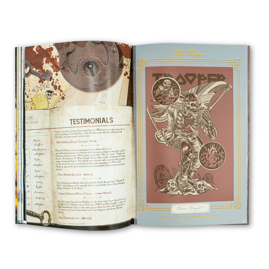 Iron Maiden: Piece Of Mind - Deluxe Edition Z2 Comics