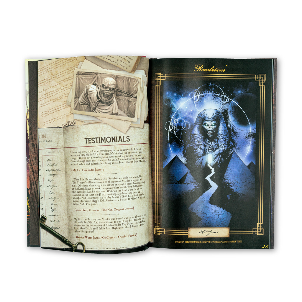 Iron Maiden: Piece Of Mind - Hardcover Edition Z2 Comics