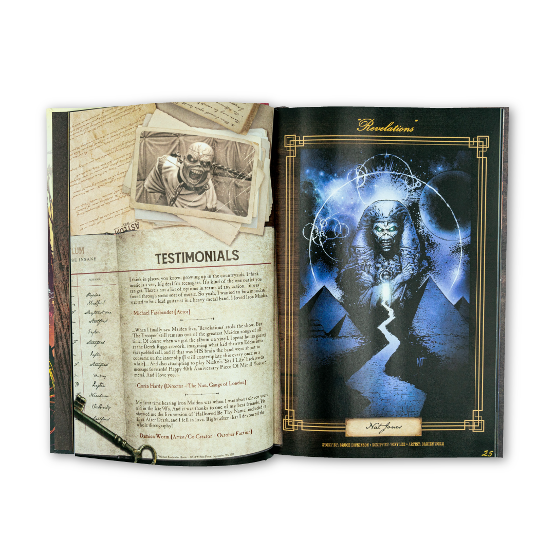 Iron Maiden: Piece Of Mind - Hardcover Edition Z2 Comics