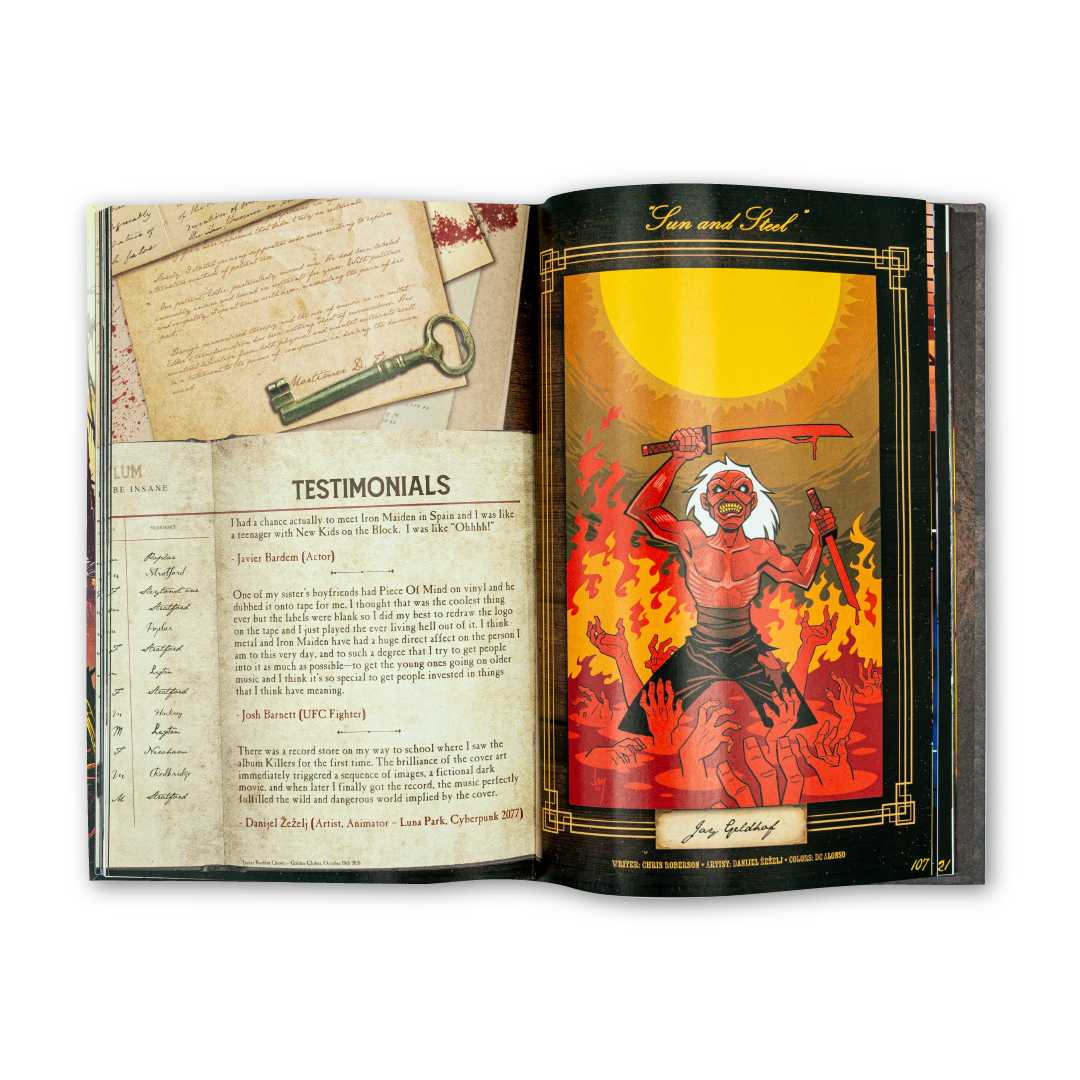 Iron Maiden: Piece Of Mind - Hardcover Edition Z2 Comics