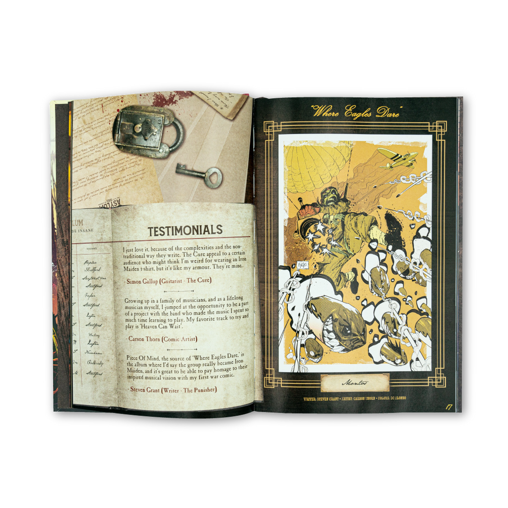 Iron Maiden: Piece Of Mind - Hardcover Edition Z2 Comics