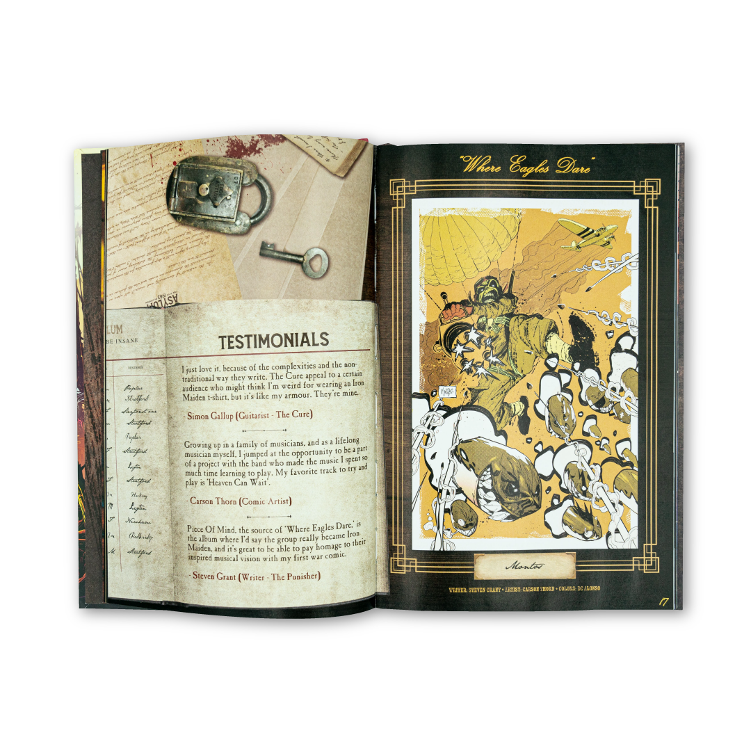 Iron Maiden: Piece Of Mind - Hardcover Edition Z2 Comics