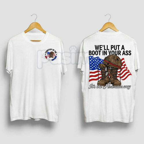 "It's The American Way" Toby Keith Tribute T-Shirt – Courtesy of the Red, White, and Blue 4th of July Tee, Premium 100% Cotton Patriotic Graphic Top, Soft Lived-In Heavyweight Country Music Shirt, Made in USA Pasimax