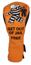 Get Out of Jail Free Hybrid Headcover by ReadyGOLF