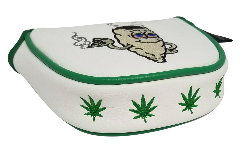 Marijuana Joint Embroidered Putter Cover - Mallet by ReadyGOLF